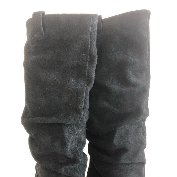 Charles David Black Suede Boots size 10 free shipping! - Picture 6 of 12